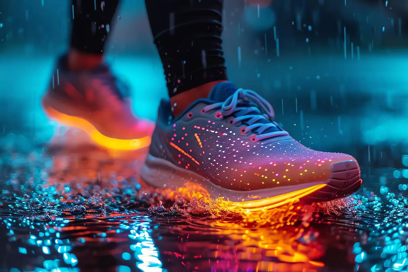 futuristic-light-shoes-street-rain-ai-generated